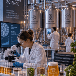 Precisiefermentatie in de brouwerij: onderzoekers werken aan innovatieve en duurzame bierproductie.